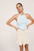 Thumbnail for your product : Nasty Gal Womens Halter Neck Hanky Hem Cami Top - Blue - 10