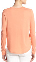 Thumbnail for your product : Vince Basic Long-Sleeved Crewneck Tee