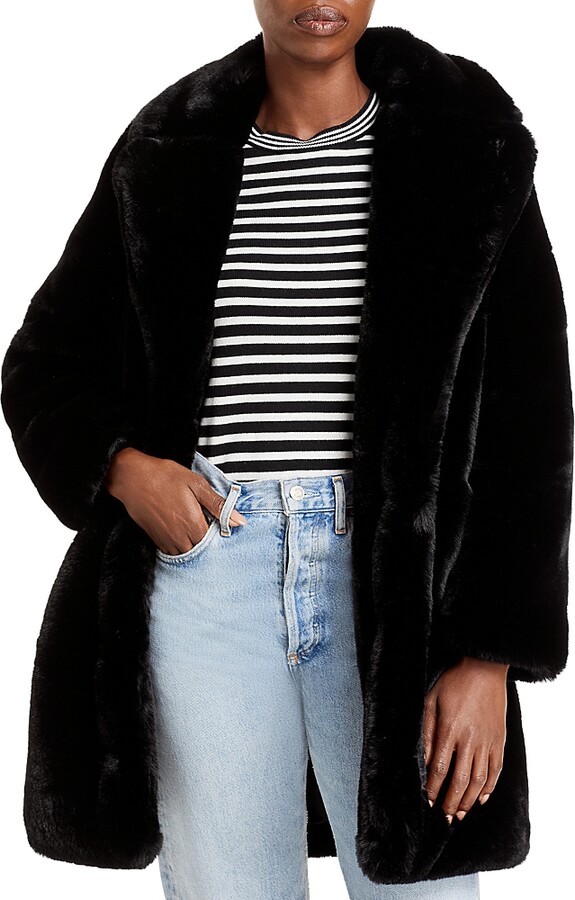 joules stella faux fur coat