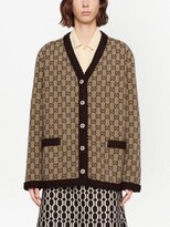 Thumbnail for your product : Gucci GG intarsia-knit cardigan