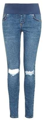 Topshop Women's Jamie Embroidered Maternity Jeans
