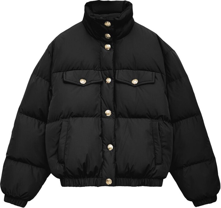 Anine Bing Landon recycled puffer jacket - ShopStyle