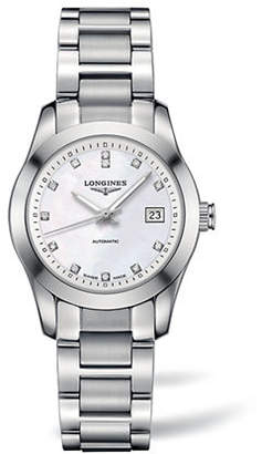 Longines Analog Conquest Classic Stainless Steel Watch