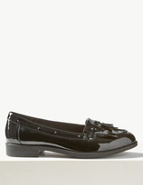 Thumbnail for your product : Marks and Spencer Wide Fit Patent Tassel Loafers