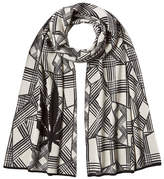 Thumbnail for your product : Lucien Pellat-Finet Printed Cotton Scarf with Cashmere