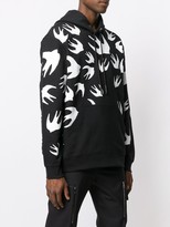 Thumbnail for your product : McQ Swallow Bird Print Hoodie