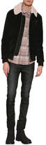 Thumbnail for your product : A.P.C. Suede and Shearling Jacket