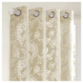 Thumbnail for your product : Flor Paisley Burn-Out Sheer Curtain Panel - White (50"x95")