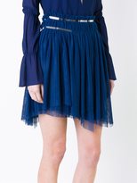 Thumbnail for your product : Jay Ahr silver-tone detail pleated skirt