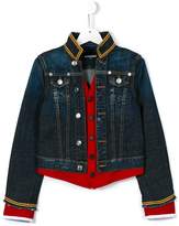 Thumbnail for your product : DSQUARED2 Kids denim band jacket