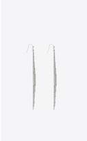 Thumbnail for your product : Saint Laurent Smoking Mesh Earrings In Brass And Crystals