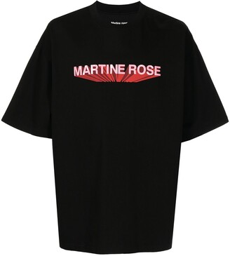 Martine Rose logo-print oversized T-shirt