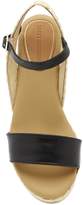 Thumbnail for your product : Matt Bernson Neptune Leather Platform Wedge Espadrille Sandal