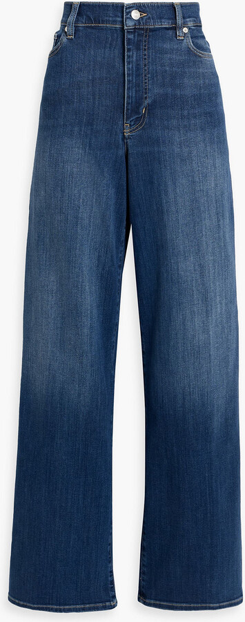 Frame Le Slim Palazzo high-rise wide-leg jeans
