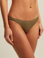 Thumbnail for your product : Solid & Striped The Eva Hipster Bikini Briefs - Womens - Khaki