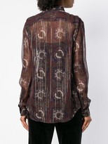 Thumbnail for your product : Saint Laurent Printed Concealed-Front Shirt