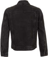 Thumbnail for your product : Topman Black Washed Denim Western Jacket