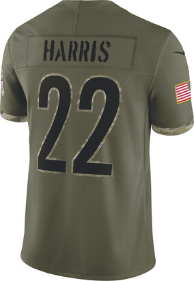 Men's Nike Najee Harris Black Pittsburgh Steelers Game Jersey