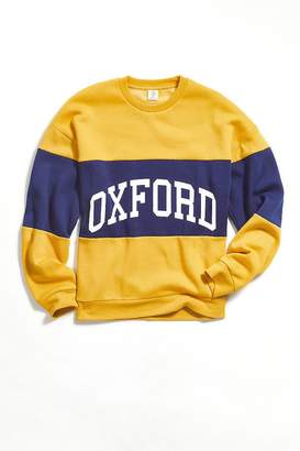 Urban Outfitters Colorblock Oxford Pullover Sweatshirt