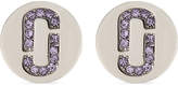 Thumbnail for your product : Marc Jacobs Double J Pave stud earrings