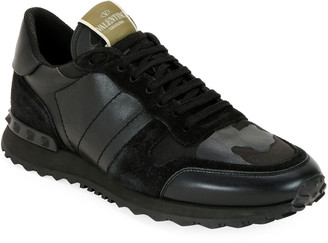 all black valentino trainers