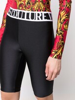 Thumbnail for your product : Versace Jeans Couture Logo-Waistband Cycling Shorts