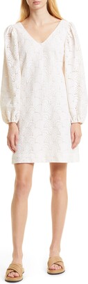 White Eyelet Shift Dress | Shop The Largest Collection | ShopStyle