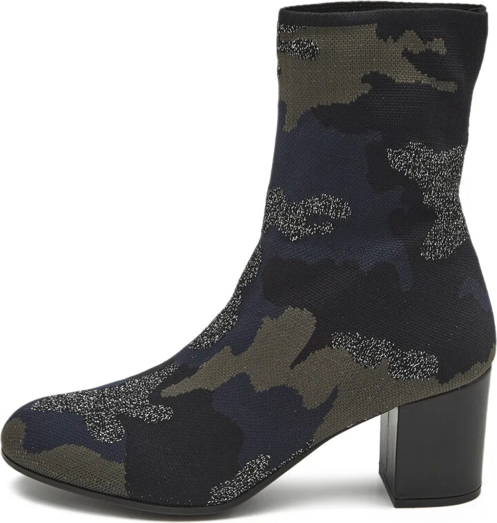 Zadig & Voltaire Camouflage Knit Ankle Boots