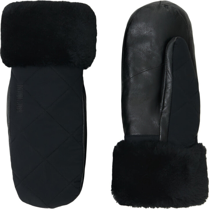 Jazmina Quilted Mittens With Fleece Lining