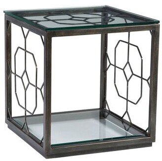 Artistica Honeycomb Side Table - St. Laurent Iron Brown