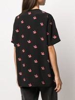 Thumbnail for your product : McQ swallow-print crew-neck T-shirt