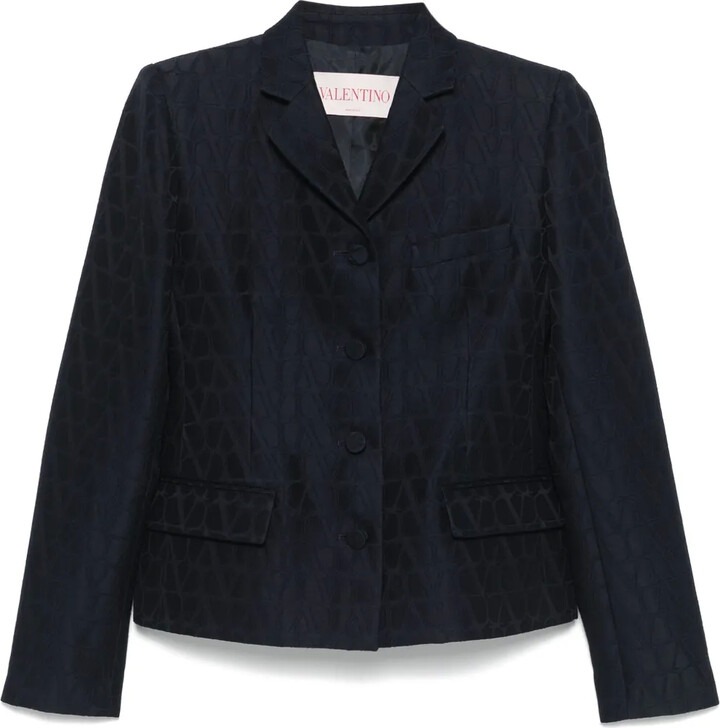 ジャケット Valentino Garavani Navy Blue Viscose Blazer image_5b6a5870-1f4a-4305-aef5-