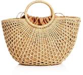 Thumbnail for your product : Aqua Half Moon Large Straw Tote Bag - 100% Exclusive