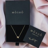 Thumbnail for your product : Mosuo Jewellery Women's Diamond Letter Necklace N - Gold