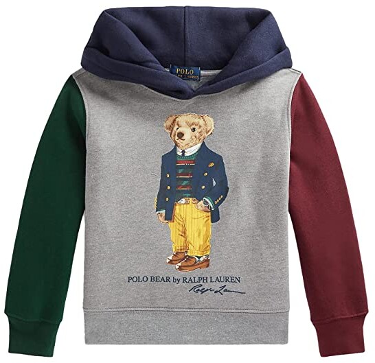 Polo Ralph Lauren Kids Polo Bear Color-Blocked Fleece Hoodie (Little Kids)  - ShopStyle Boys' Sweatshirts