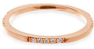 Lana 14K Rose Gold Expose Ring with Diamonds, Size 7