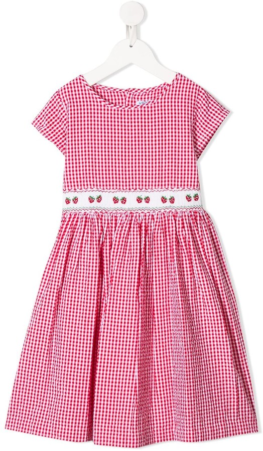 red gingham school dress