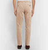 Thumbnail for your product : Brunello Cucinelli Beige Sea Island Cotton-Corduroy Suit Trousers - Men - Camel