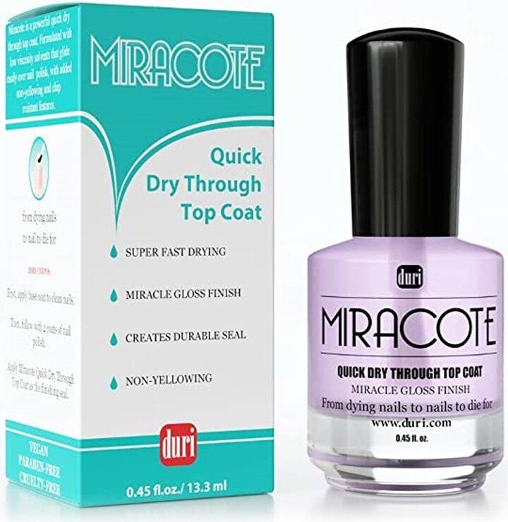DURI Miracote Fast Drying Top Coat ShopStyle Nail Polish