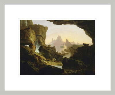 Astoria Grand The Subsiding of the Waters of the Deluge by Thomas Cole -Framed Giclee Print