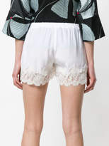 Thumbnail for your product : Gold Hawk lace hem shorts
