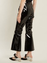 Thumbnail for your product : Ellery Outlaw Kick-flare Cropped Patent Trousers - Black