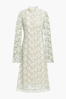 Thumbnail for your product : Erdem Cotton Guipure Lace Midi Dress
