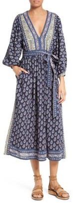 Rebecca Taylor Women's La Vie Indienne Cotton Midi Dress