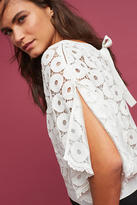 Thumbnail for your product : Anthropologie Cela Open-Back Blouse, White