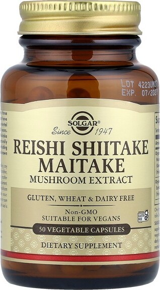 Solgar SolgarReishiShiitakeMaitakeMushroomExtract,50VegetableCapsules