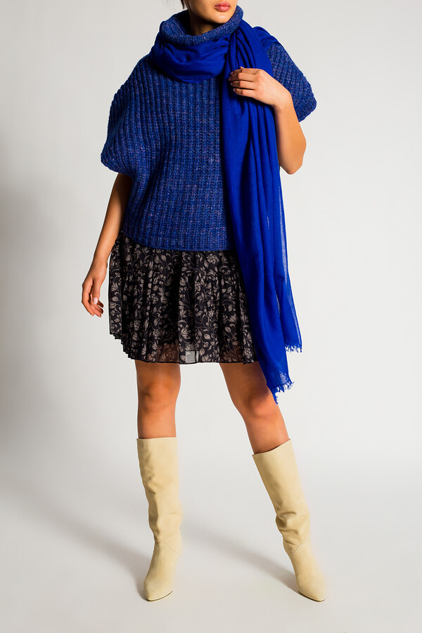 Isabel Marant Sleeveless Turtleneck Sweater Women's Navy Blue - ShopStyle