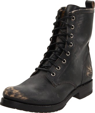 frye white combat boots