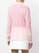 Thumbnail for your product : Moschino Boutique double layer top