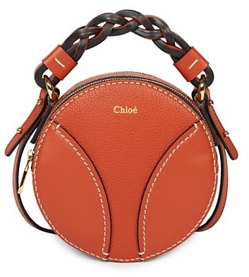 Chloé Mini Daria Round Leather Crossbody Bag - ShopStyle